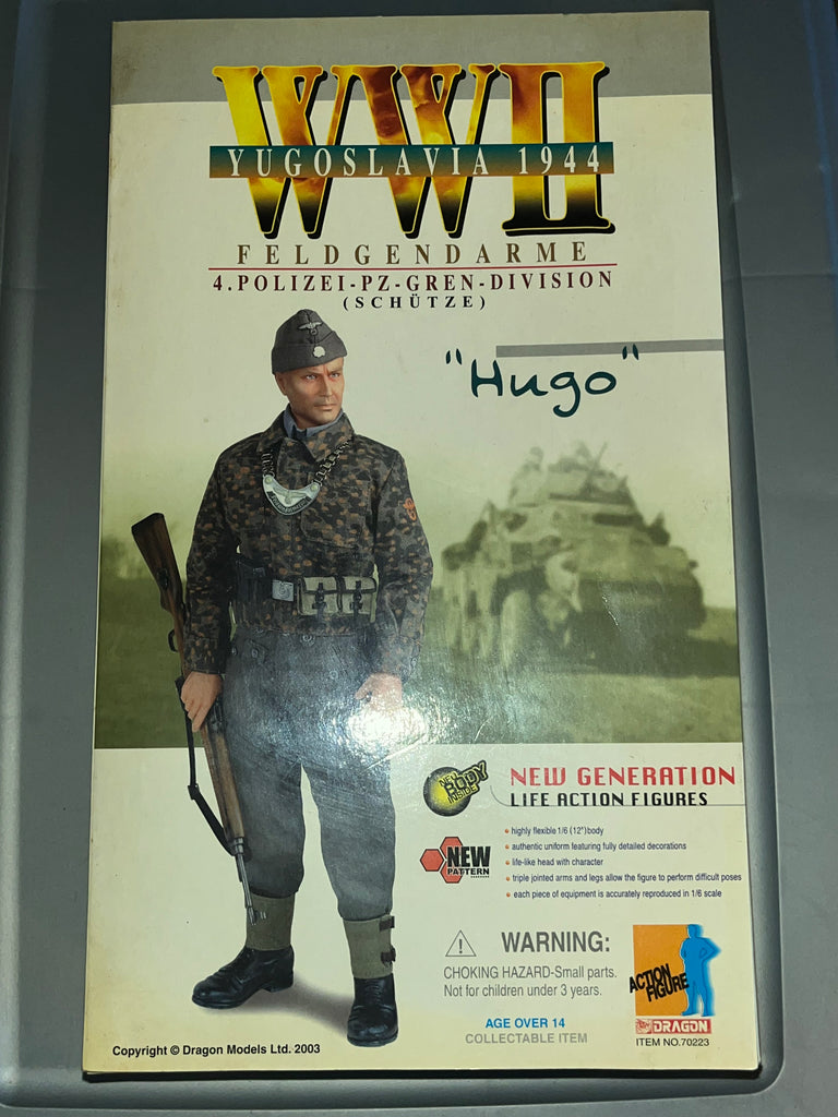 1/6 Scale WWII German FELDGENDARME Military Police Hugo  - NIB Dragon