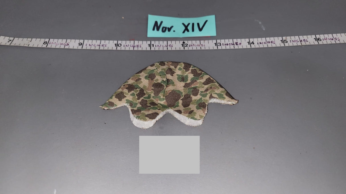 1/6 Scale WWII US Green Marine Pattern Helmet Cover - One Sixth Scale Chronicle