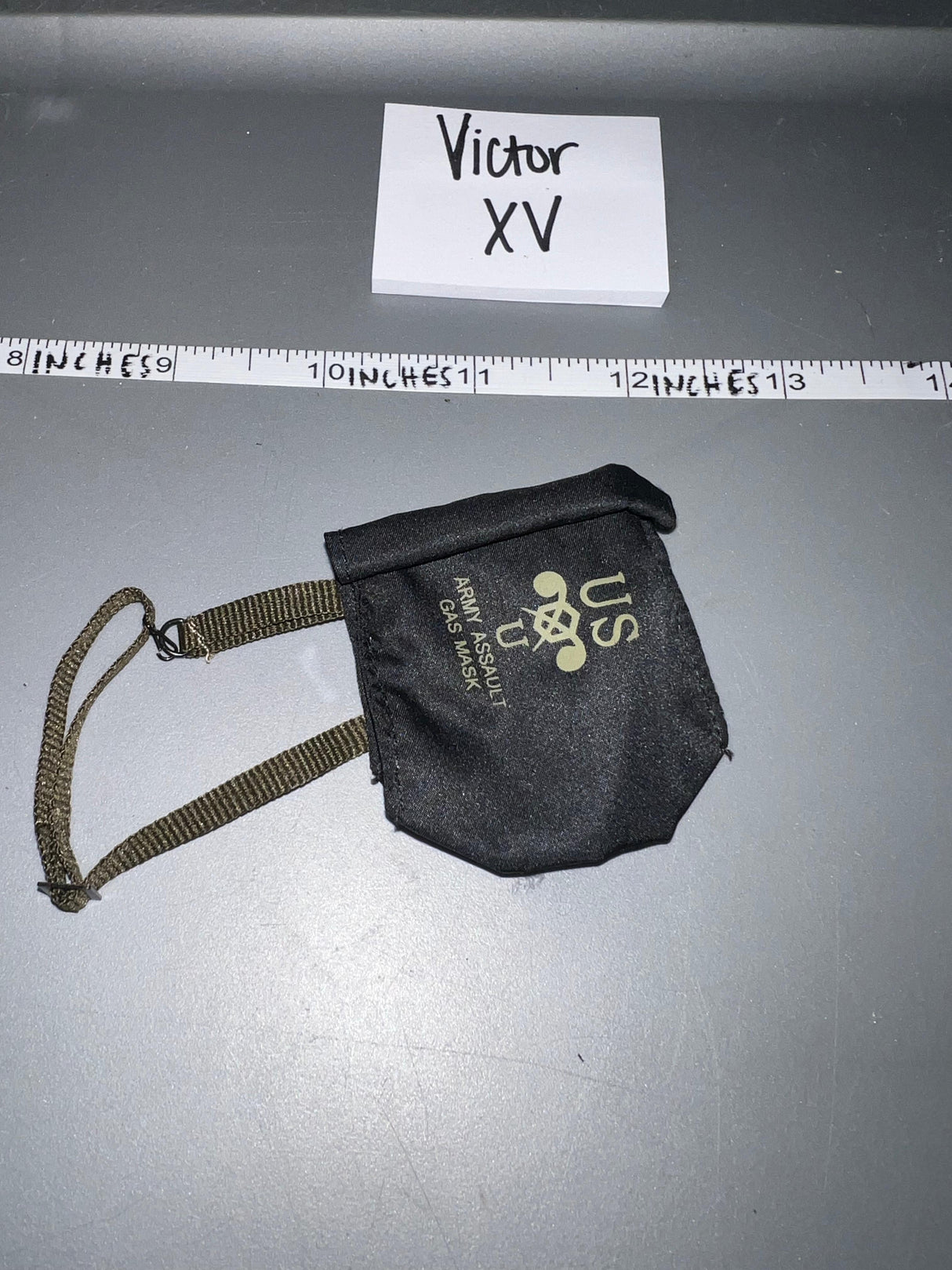 1/6 Scale WWII US Cloth Gas Mask Bag