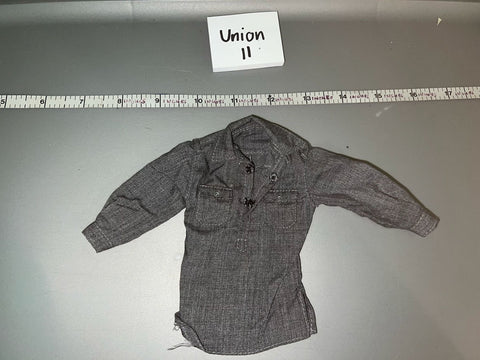 1/6 Scale WWII German Grey Work Shirt