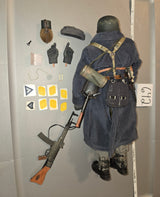 1:6 Scale WWII German Ardennes Battle of Bulge Fallschirmjager Paratrooper Dressed Figure - BBI