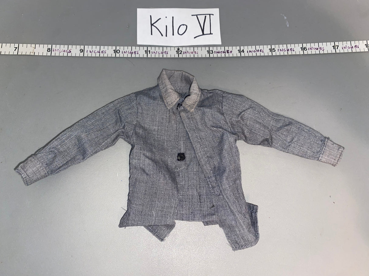 1/6 Scale WWII German Grey Work Shirt