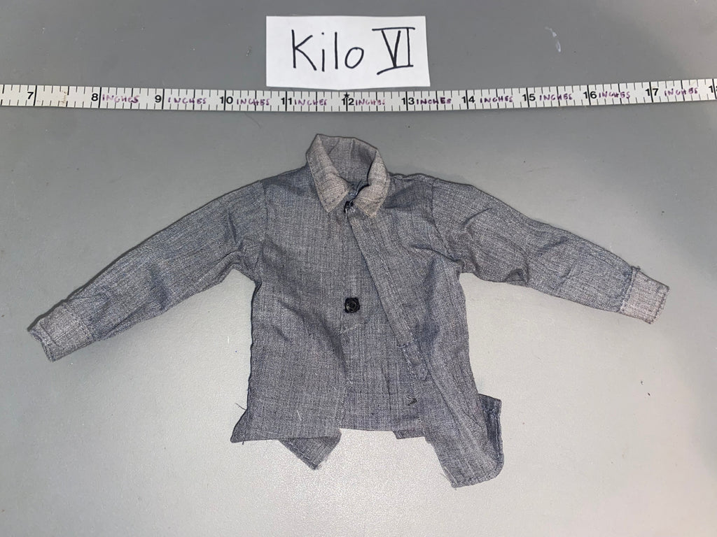 1/6 Scale WWII German Grey Work Shirt