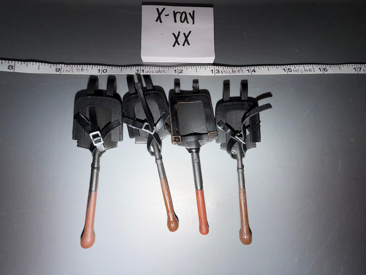 1/6 Scale WWII German Entrenching Tool Lot