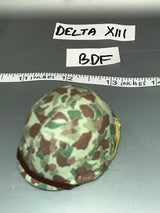 1/6 Scale WWII US Helmet -  Marine - BDF