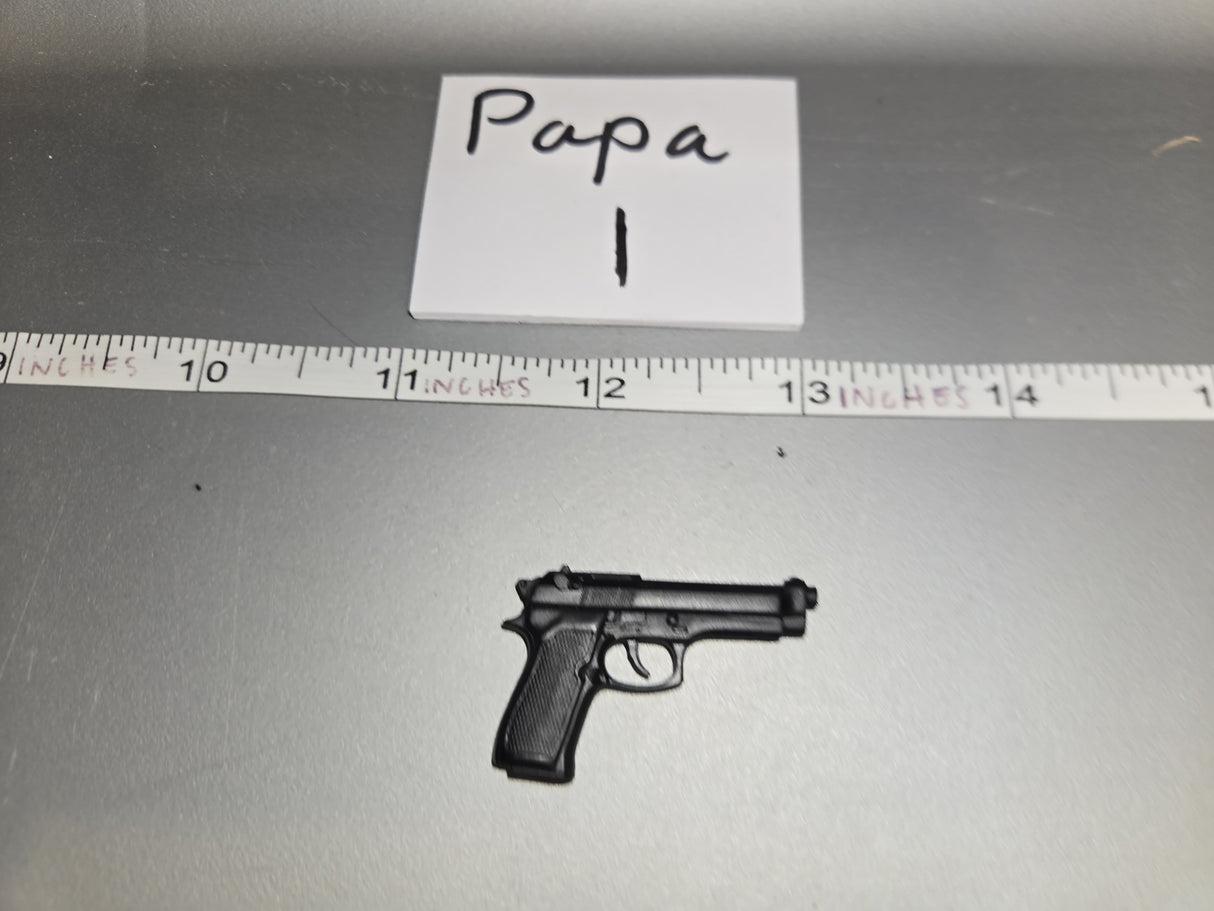 1/6 Scale Modern Pistol