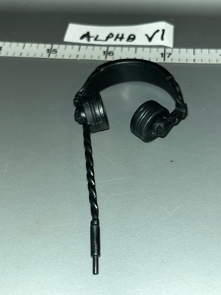 1/6 Scale WWII US Aviator Headphones