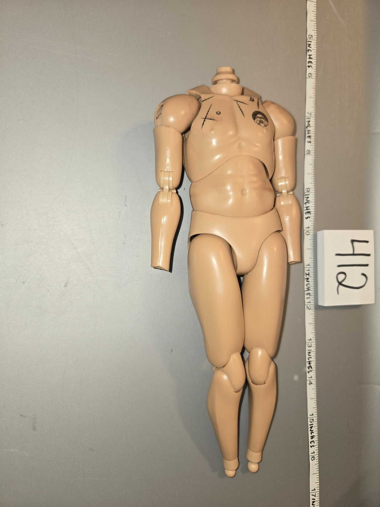 1/6 Scale DAM Gangsters Kingdom Nude Figure