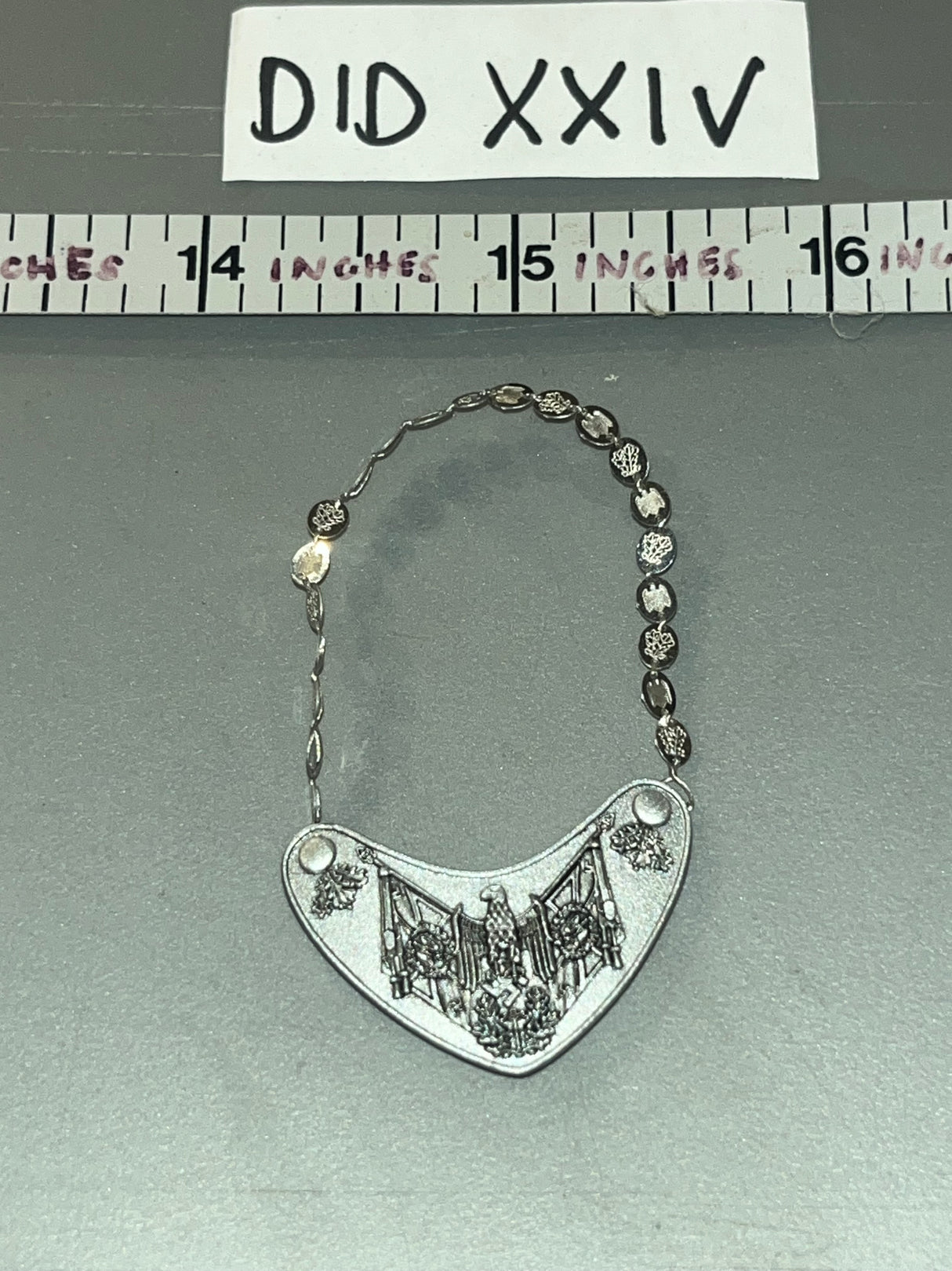 1/6 Scale WWII German Cavalry Neck Gorget  - DID D80193 Cavalry Standard Bearer Anselm