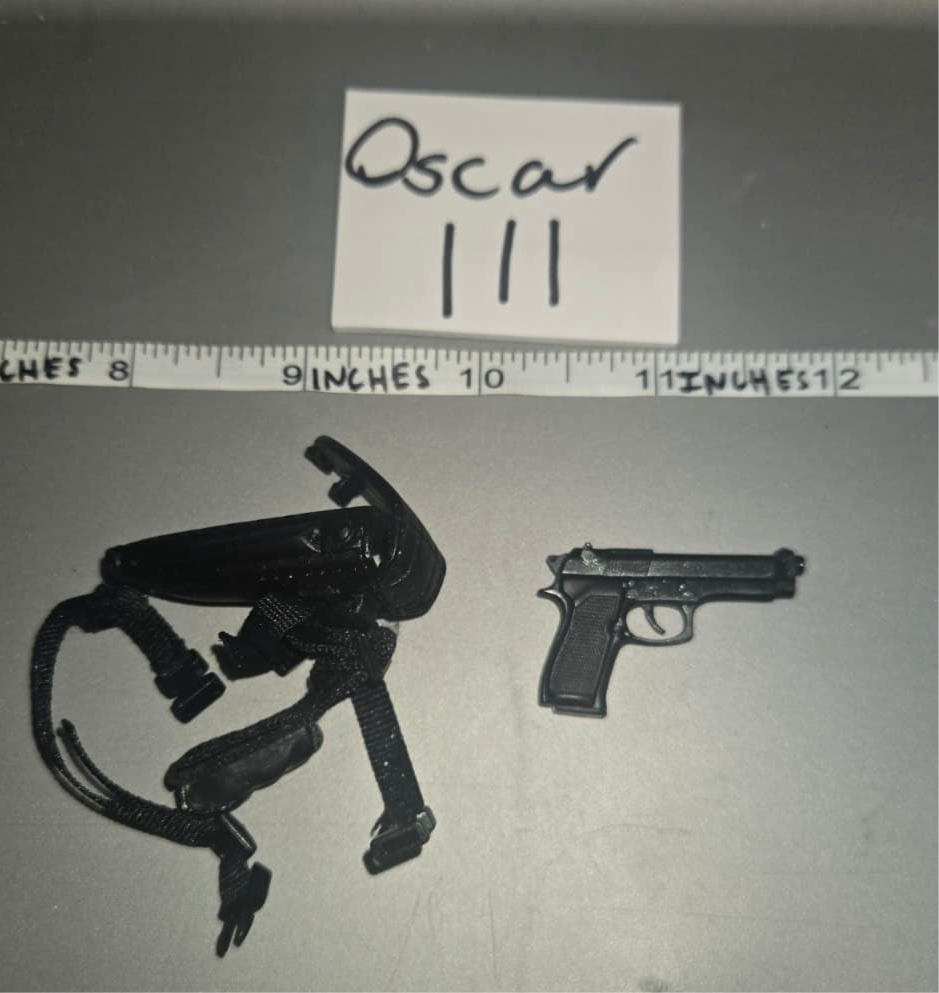 1/6 Scale Modern Pistol and Holster