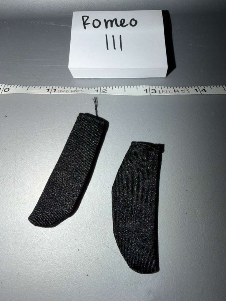 1:6 Scale Modern Era Black Socks