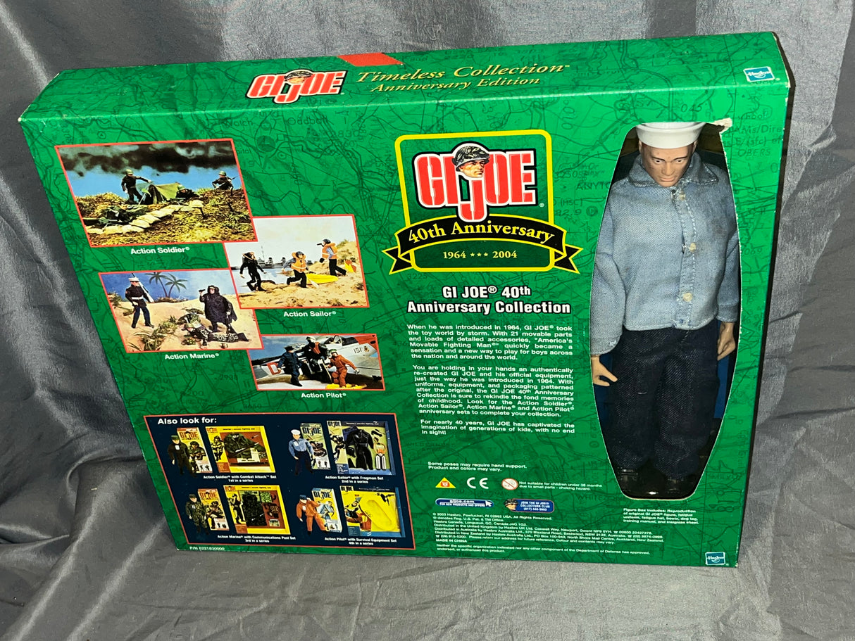 1/6 Scale Vintage Remake 40th GI Joe Action Sailor - NIB Hasbro - African American