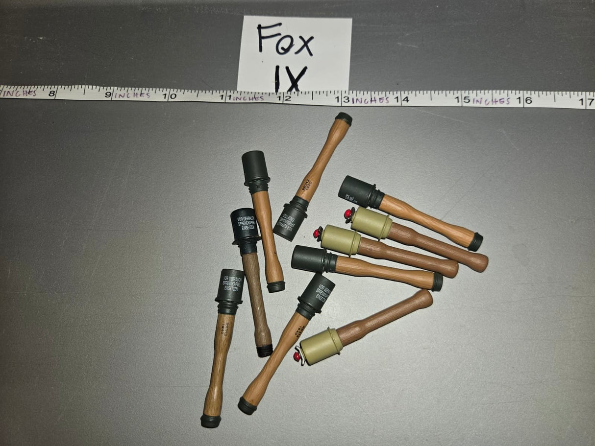 1/6 WWII German Grenade Lot