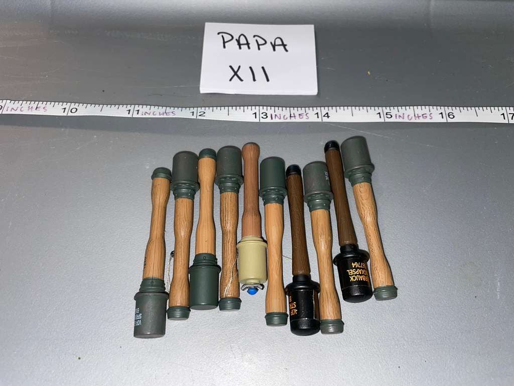 1/6 WWII German Grenade Lot