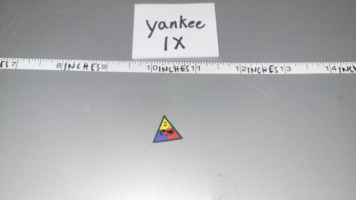 1:6 Scale WWII US 2nd Armored Division Patch