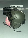 1/6 Scale Modern Helicopter Pilot Flight Helmet - Soldier Story