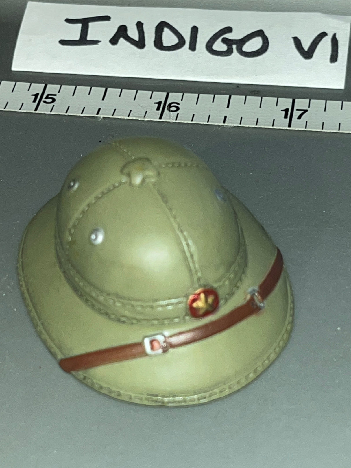 1:6 Scale NVA Pith Helmet Hat North Vietnamese - Vietnam NVA