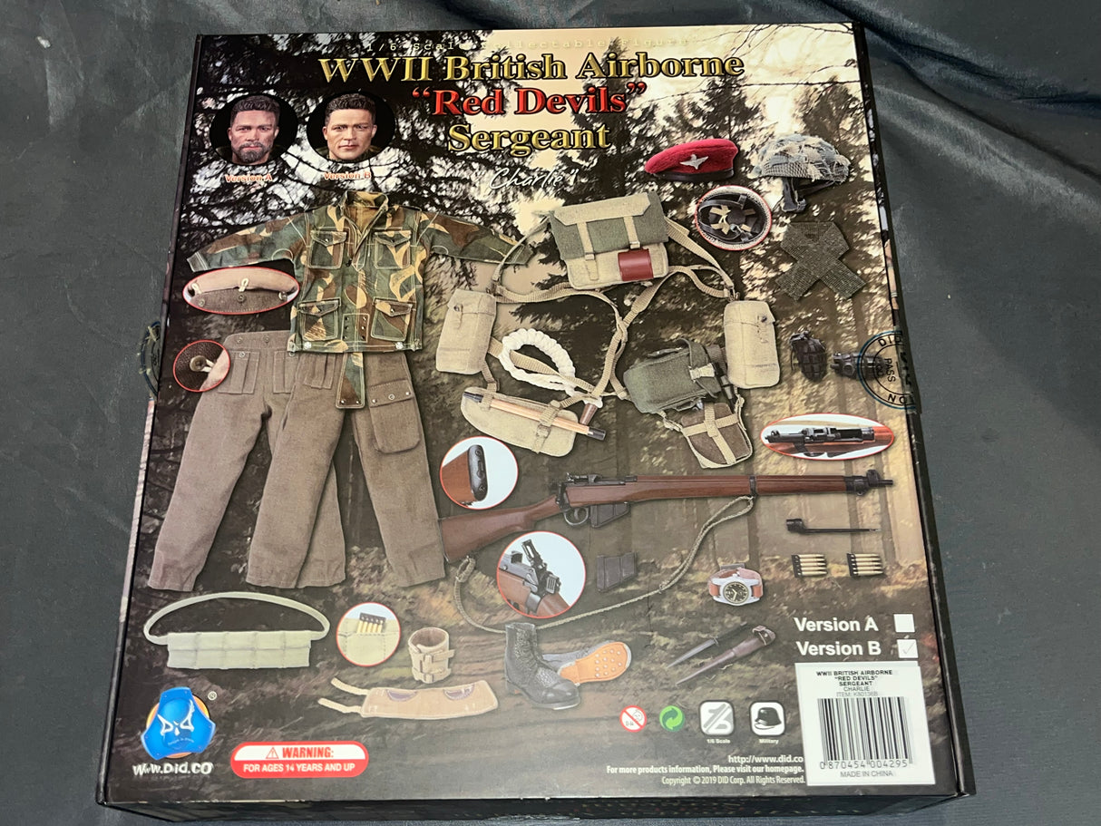 1/6 Scale WWII British Charlie  Paratrooper Sergeant - 1st Airborne Division NIB DID