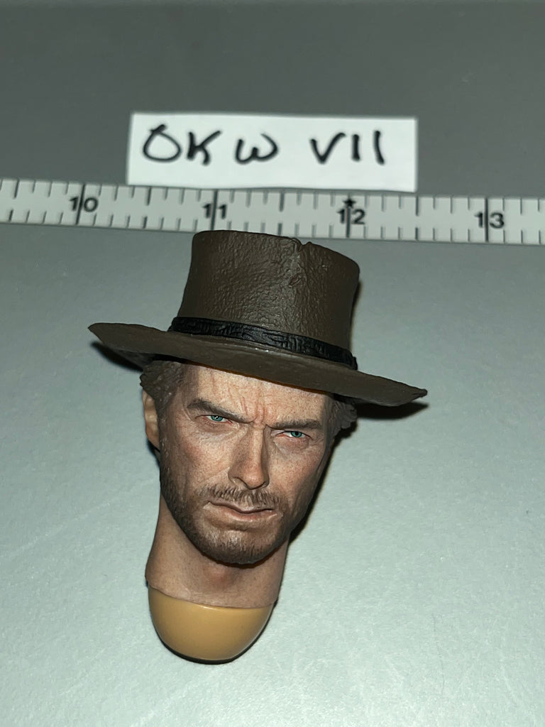 1/6 Scale Western Era Clint Eastwood Headsculpt - Present Toy Good Bad and Ugly