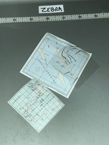 1/6 Scale WWII US Navy Chart / Map