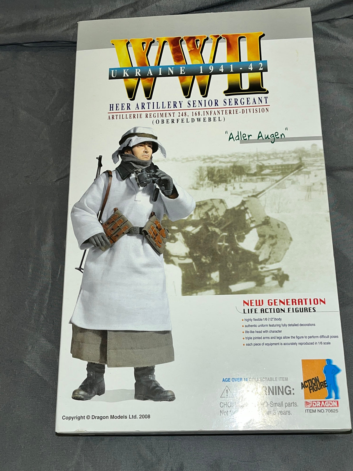 1/6 Scale WWII GERMAN Artillery NCO Adler Augen - NIB Dragon