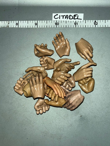 1/6 Scale Nude Figure Hand Lot