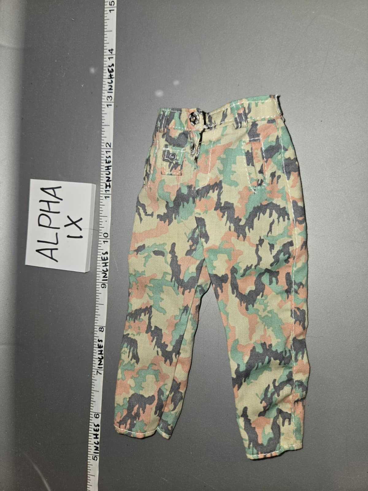 1/6 Scale WWII German Leibermuster Camouflage Pants