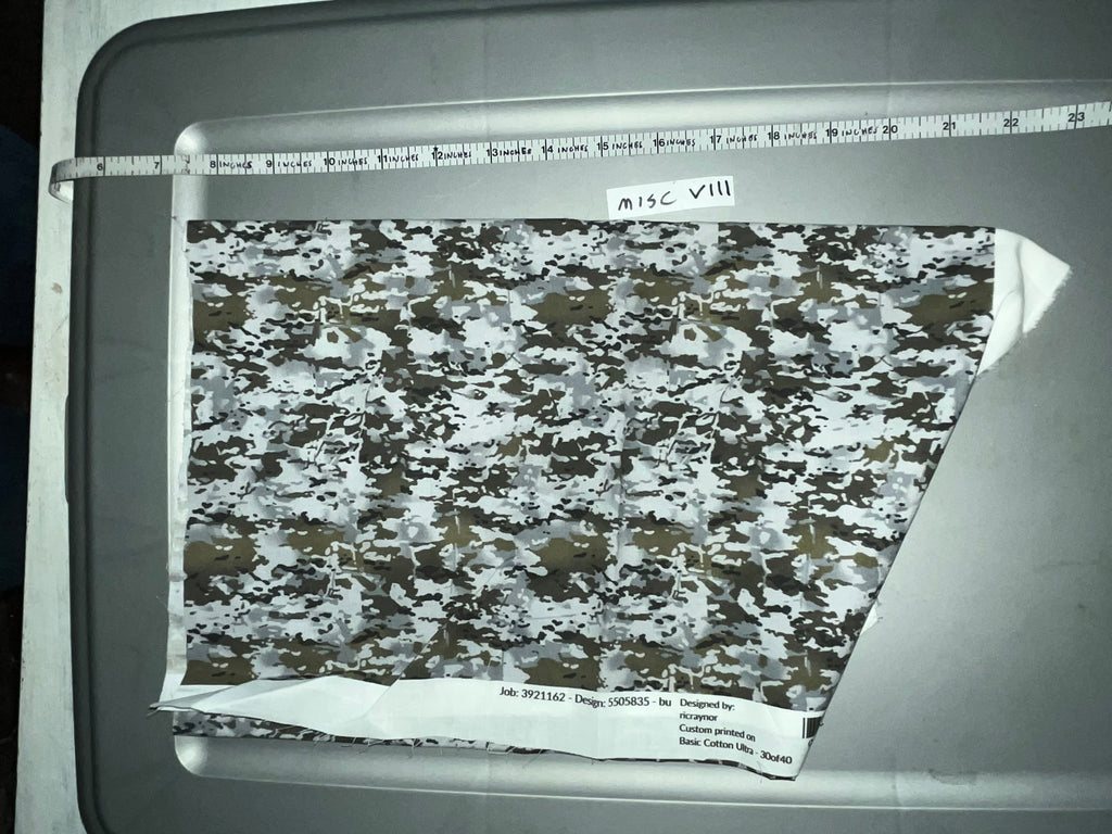 1:6 Scale Modern Era Camo Camouflage Fabric