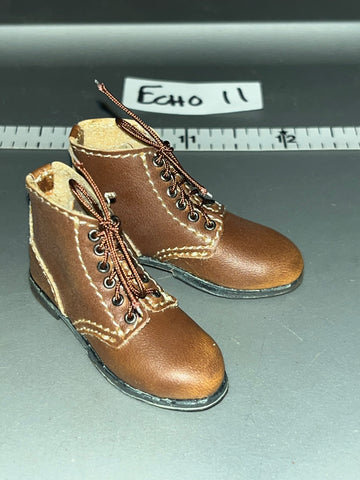 1/6 Scale WWII US Leather Boondocker Boots  - DID