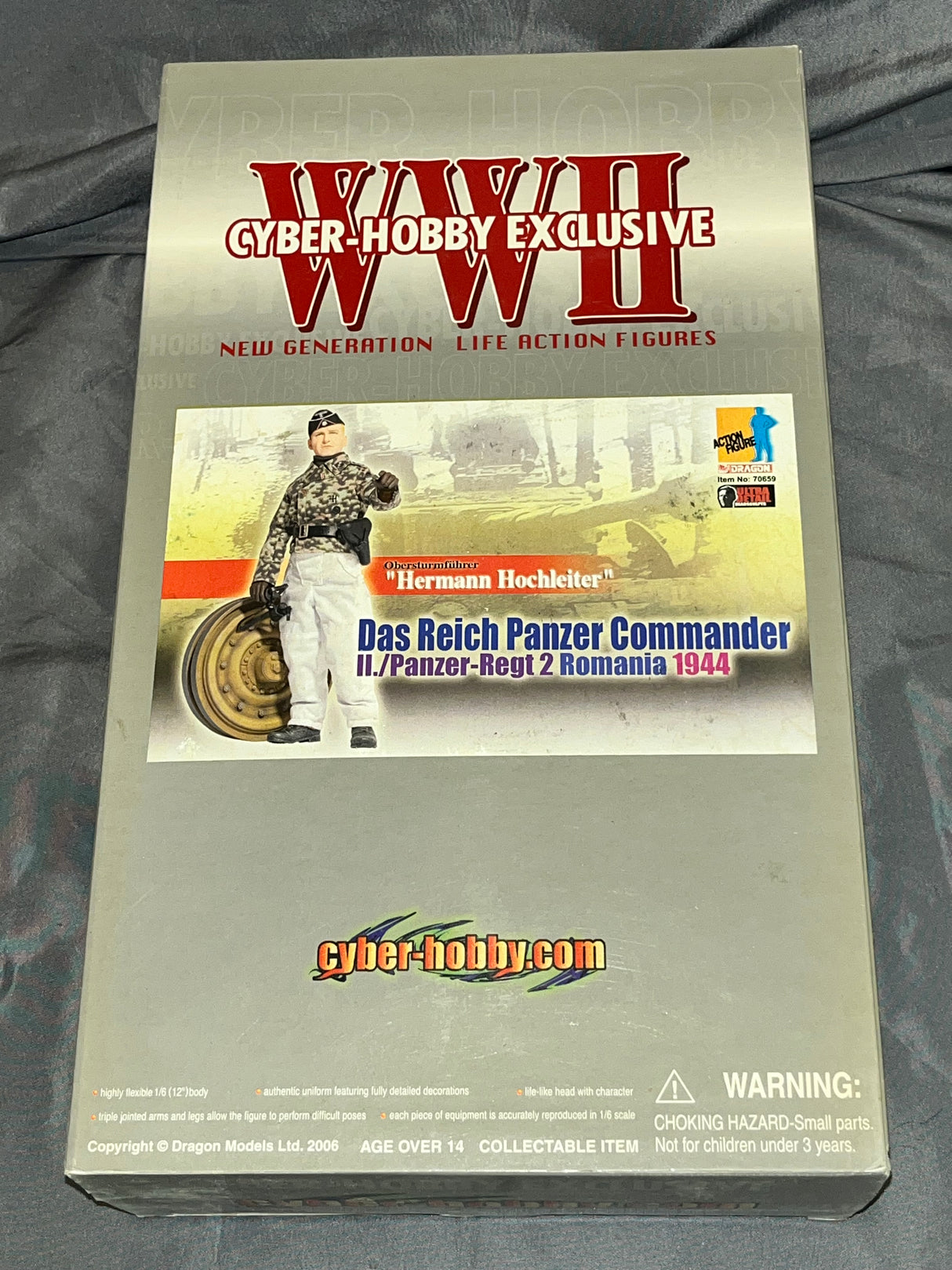 1/6 Scale WWII GERMAN Panzer Officer Hermann Hocheiter - NIB Dragon Cyber Hobby