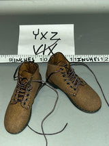1:6 Scale WWII US Boondocker Boots - Ranger Medic Wade - Facepool
