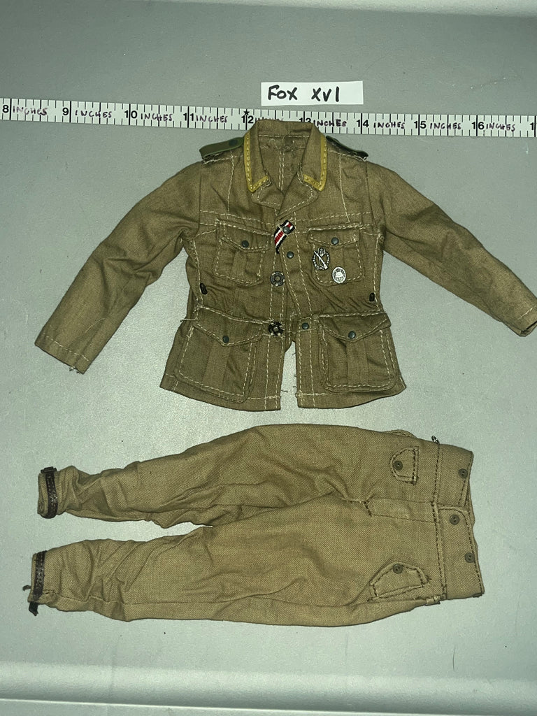 1/6 Scale WWII German Tropical Afrika Korps Uniform