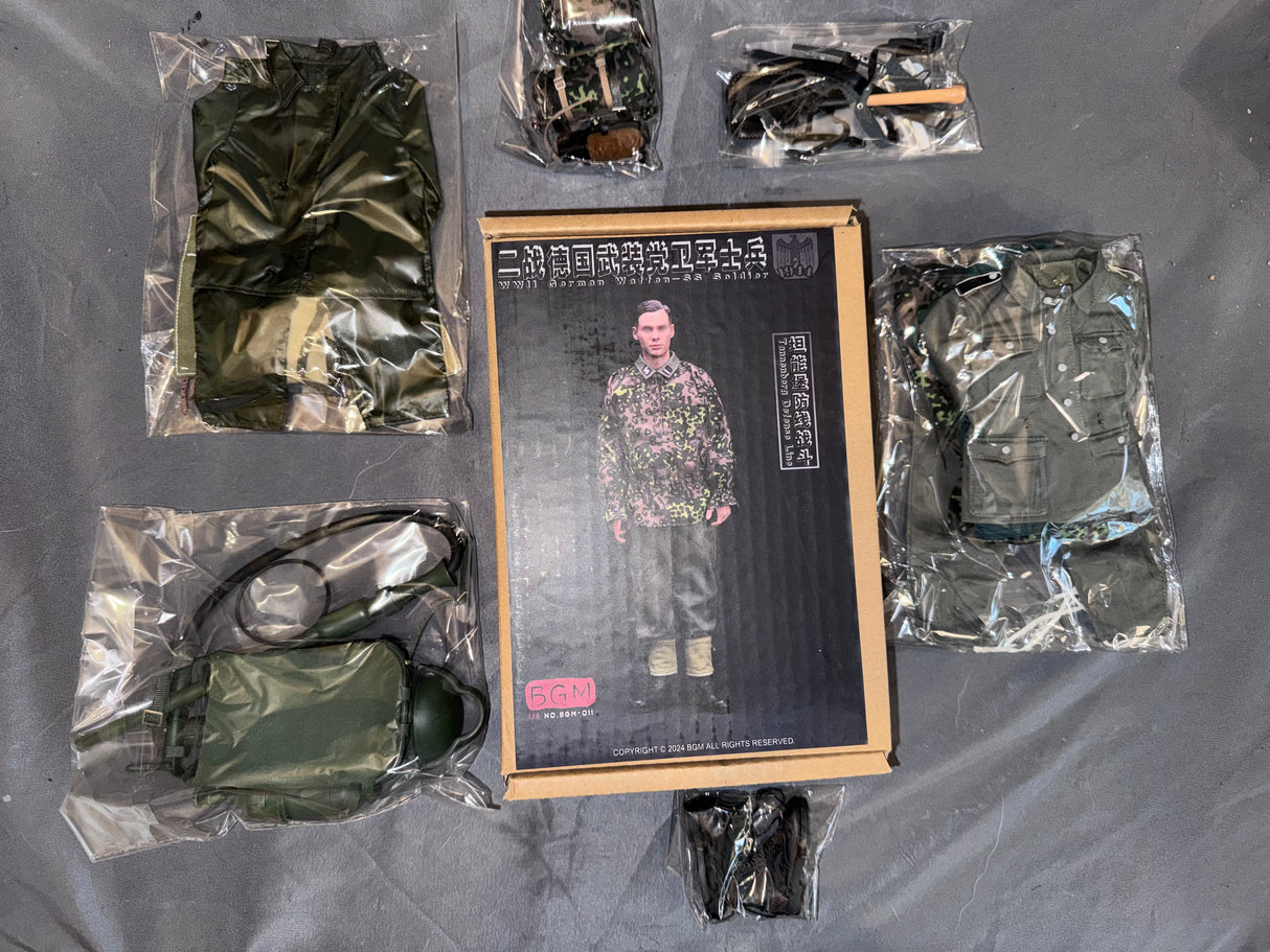 1/6 Scale WWII German Waffen SS Tannenberg Line Flame Thrower Uniform Set “C” - BGM - NIB