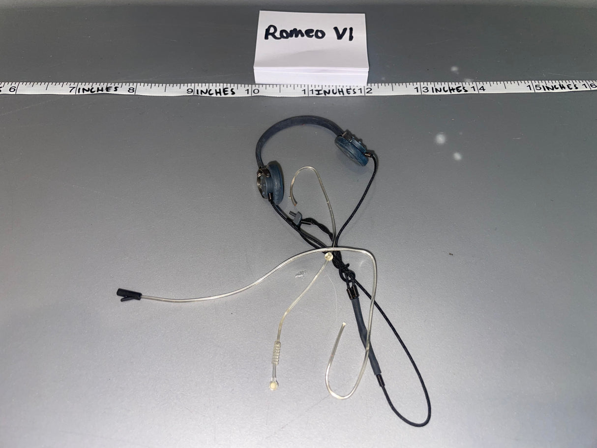 1/6 Scale WWII German Tanker Head Phone Lot