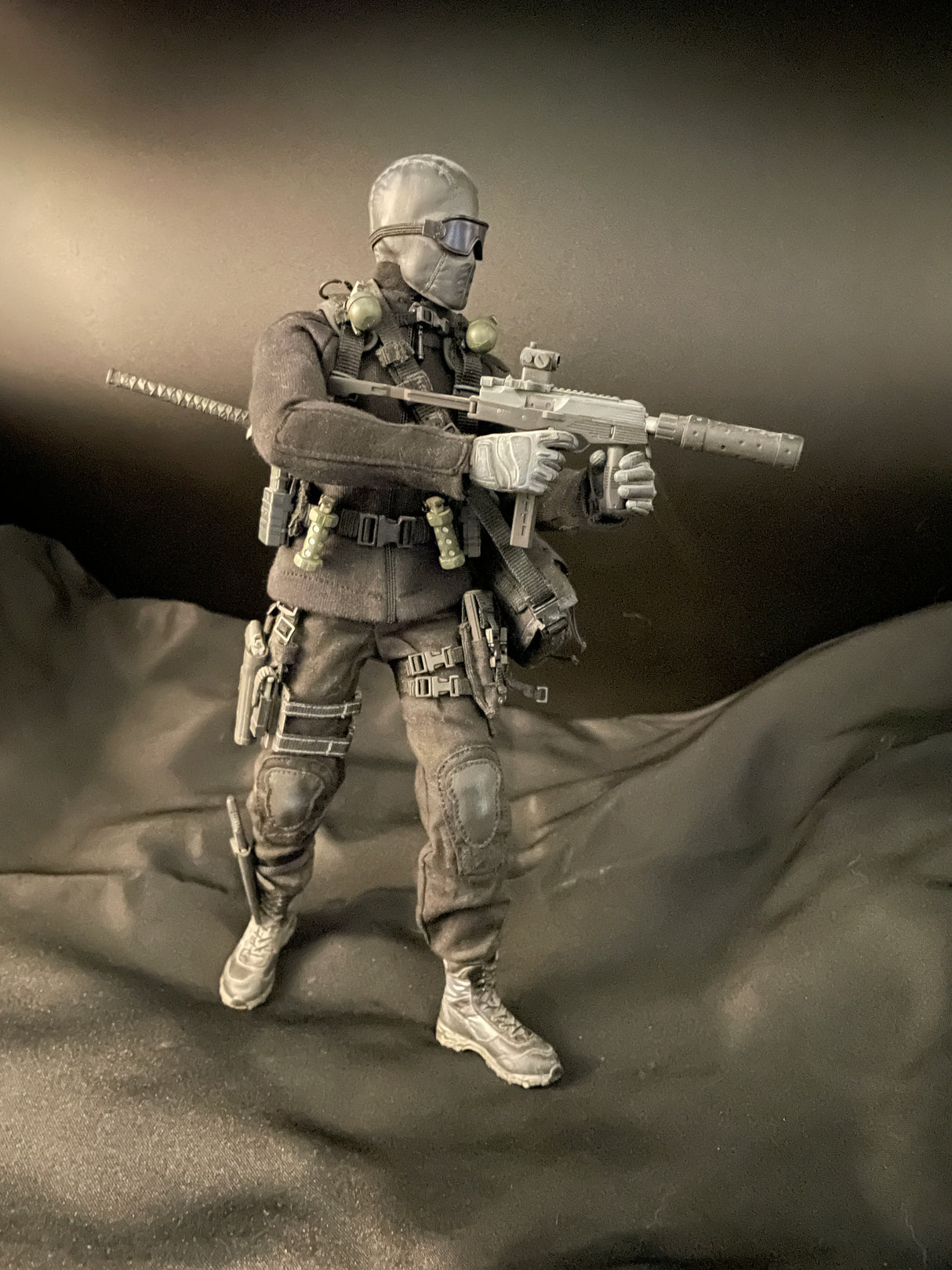 1/6 Scale Sideshow Toys Customized Snake Eyes GI Joe Loose Dressed Figure