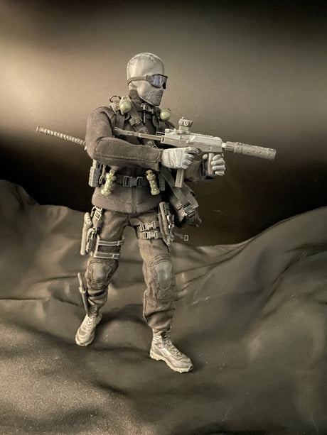 1/6 Scale Sideshow Toys Customized Snake Eyes GI Joe Loose Dressed Figure