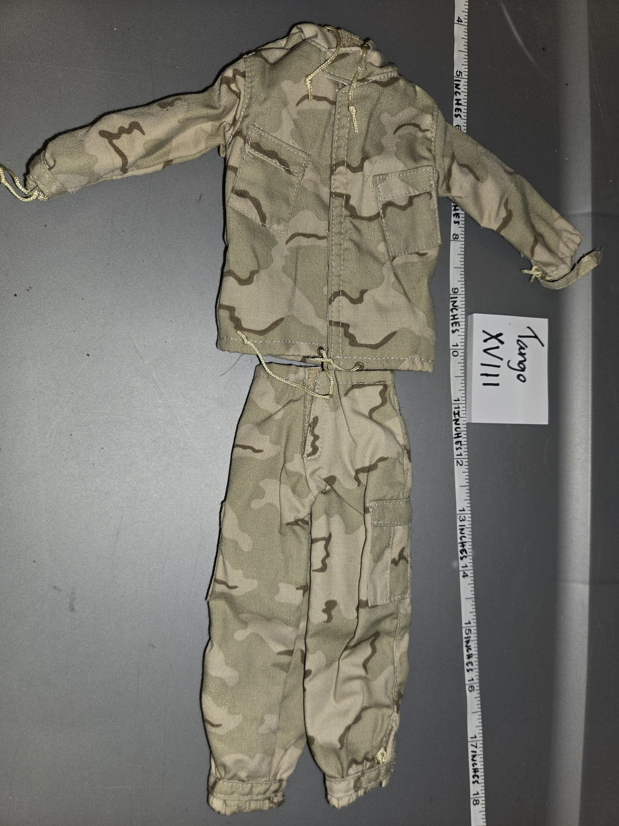 1/6 Scale Modern Era US Desert Camo Uniform - MOPP Suit
