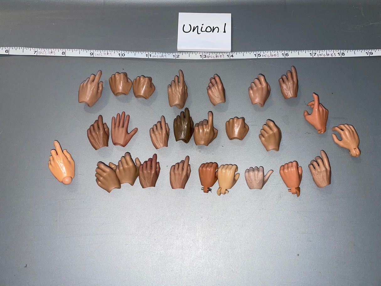 1/6 Scale Nude Figure Hand Lot