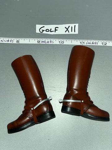 1/6 Scale Modern Era Canadian Royal Mounted Police Riding Boots - Western Era