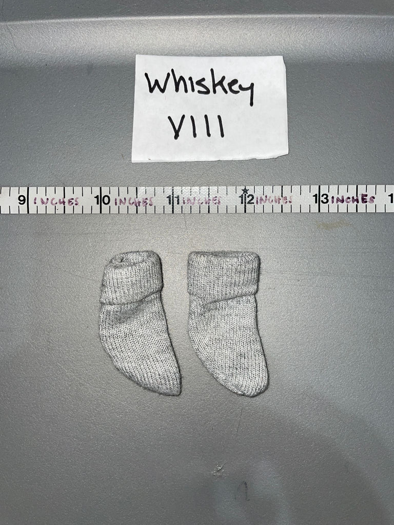 1:6 Scale Modern Era Grey Socks