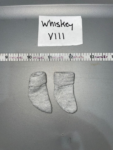 1:6 Scale Modern Era Grey Socks