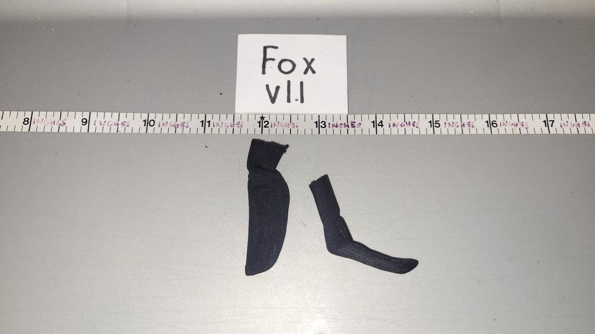 1:6 Scale Modern Era Black Socks