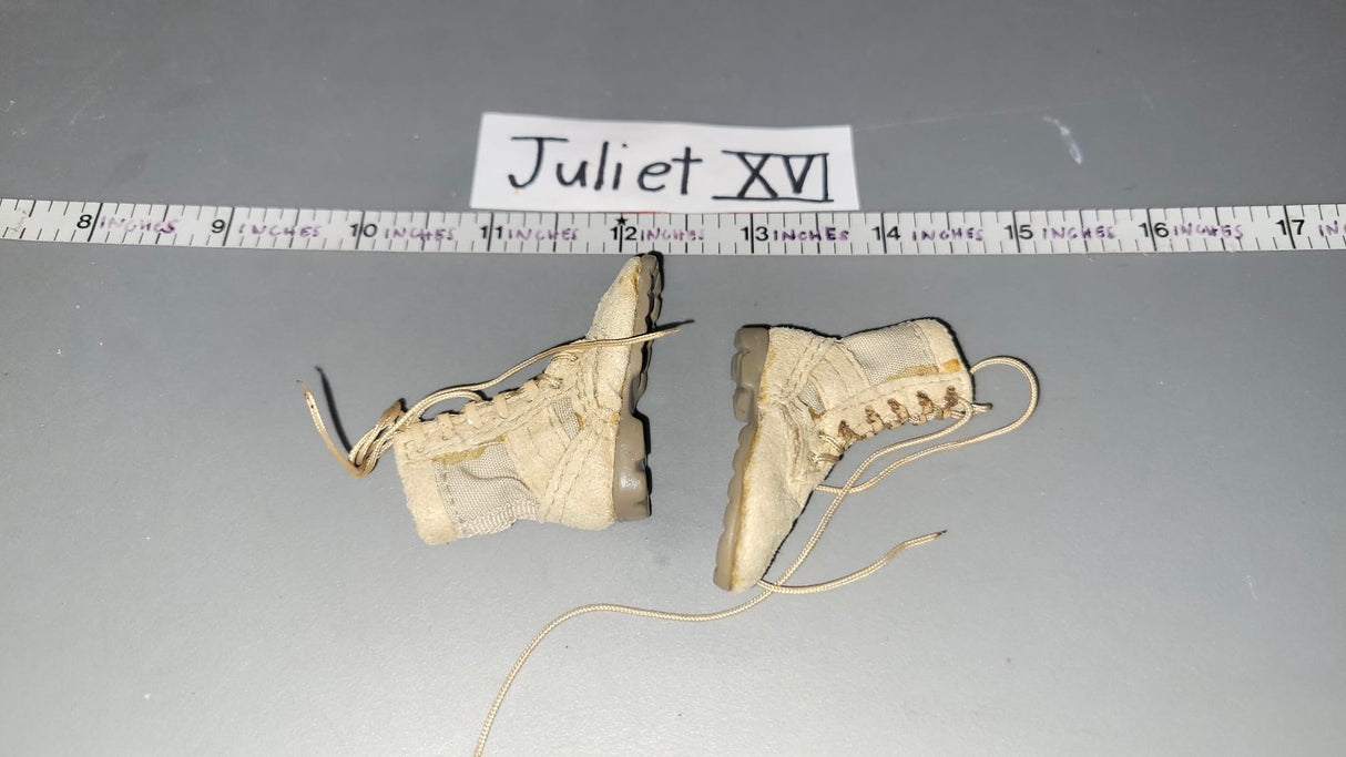1/6 Scale Modern Era Cloth / Leather Combat Boots