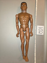 1/6 Scale Nude GI Joe Figure - African American