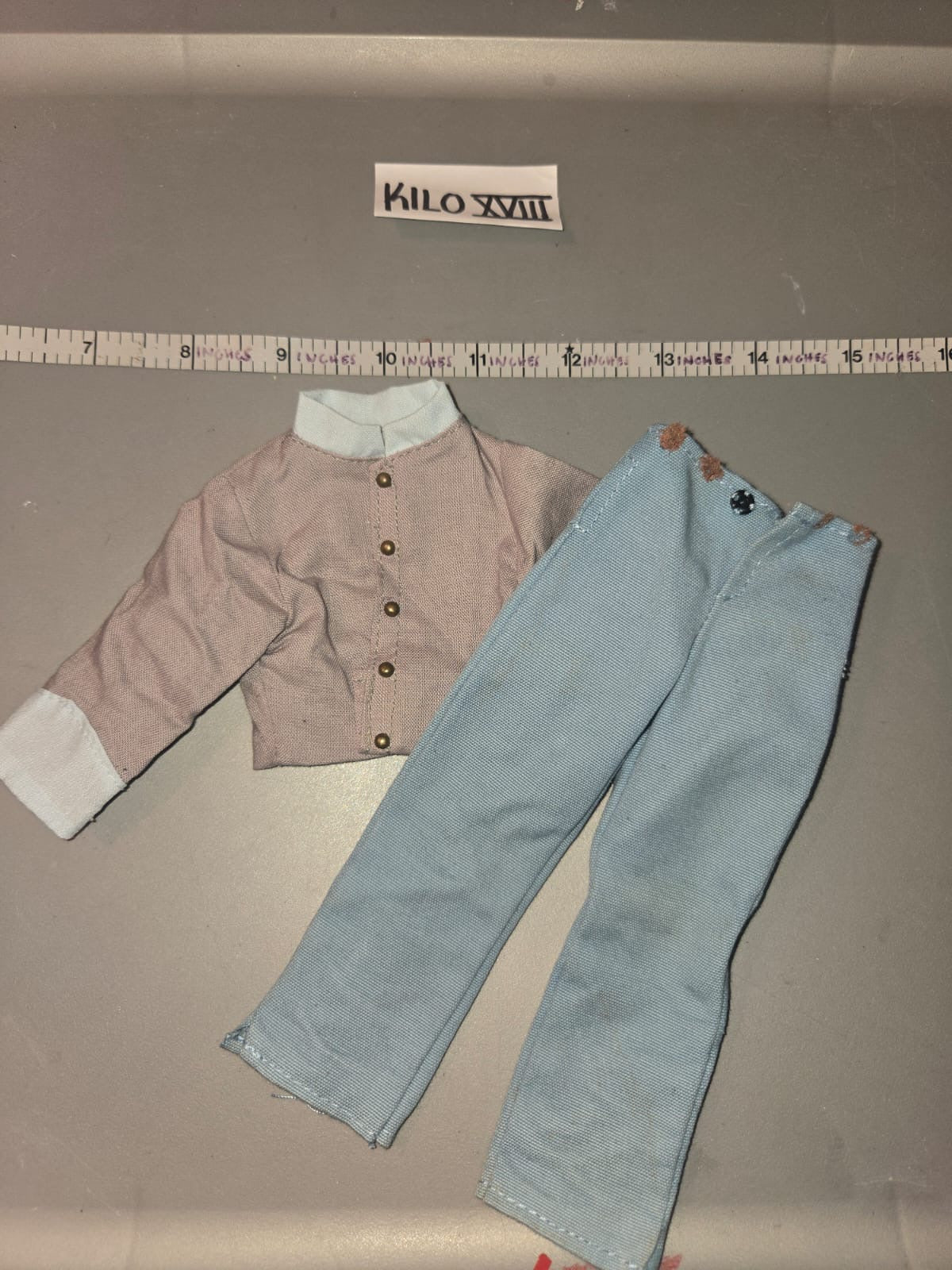 1/6 Scale Civil War Confederate  Uniform