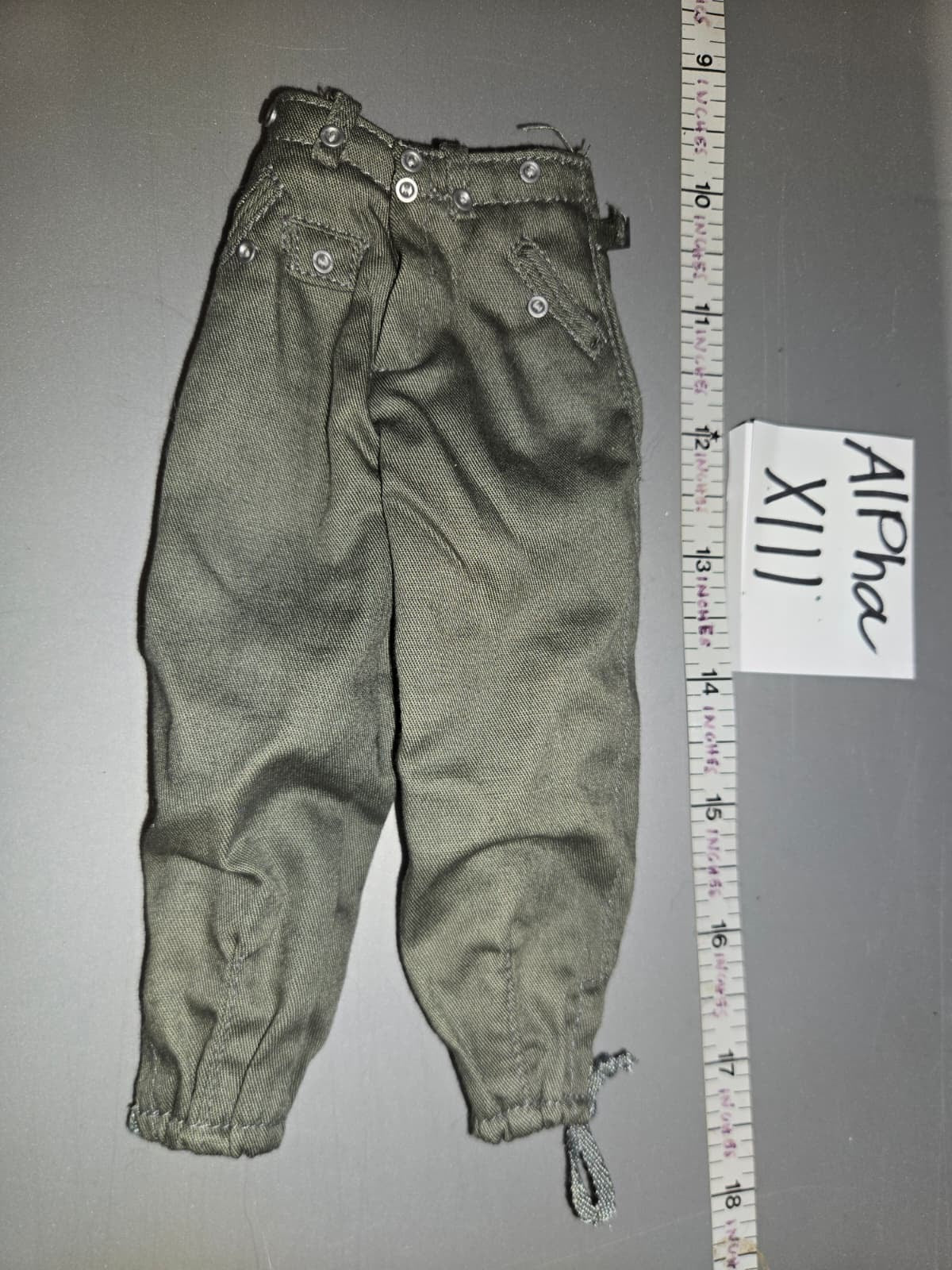 1/6 Scale WWII German Grey Pants
