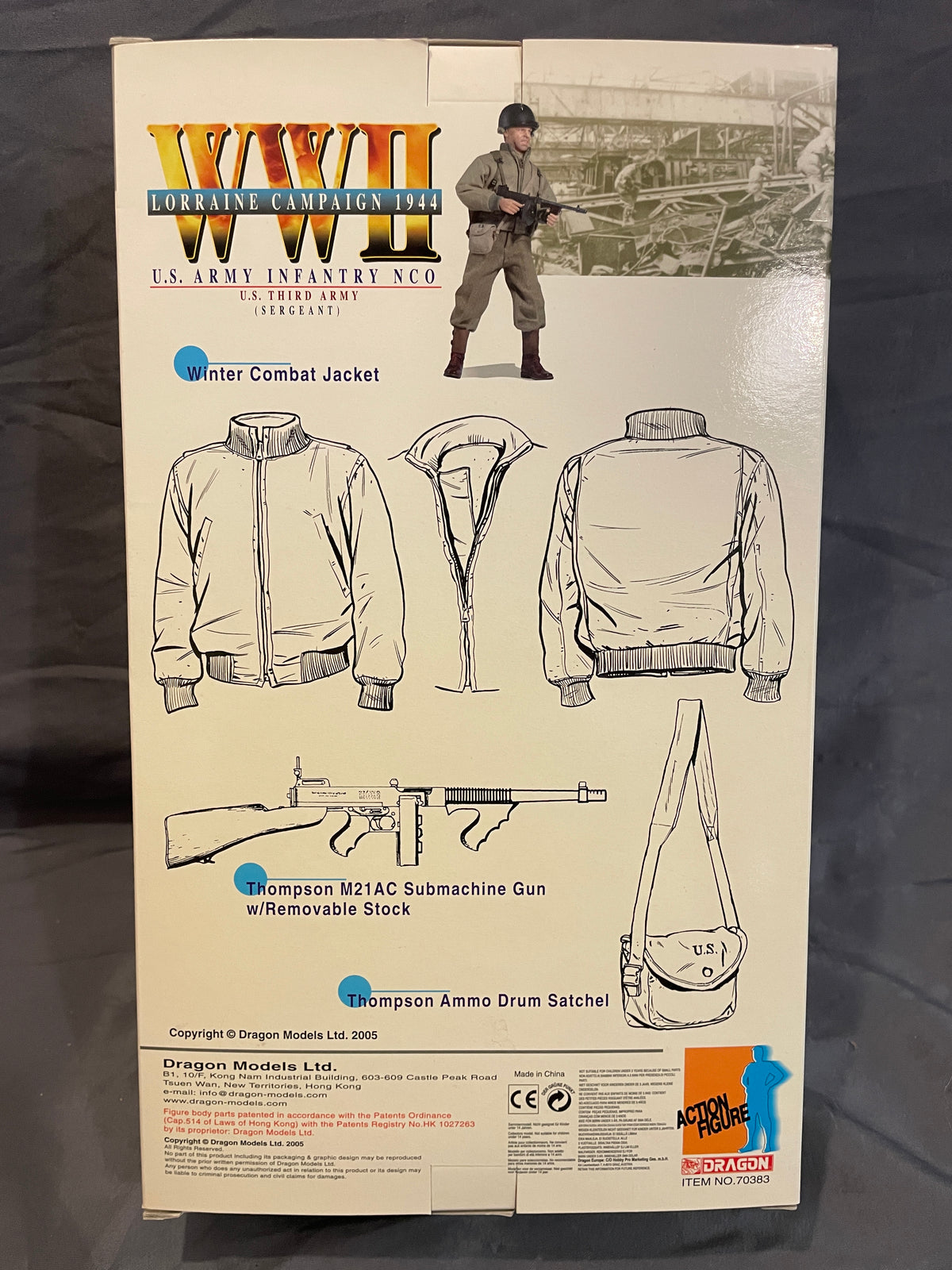 1/6 Scale WWII US Army Infantry NCO Sergeant Bobby Dalton Lorraine Campaign 1944 - NIB Dragon