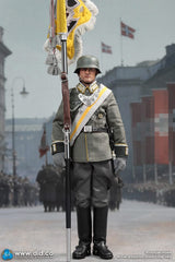 1/6 Scale WWII German Cavalry Standard Bearer Dress Uniform Figure - NIB DID D80193