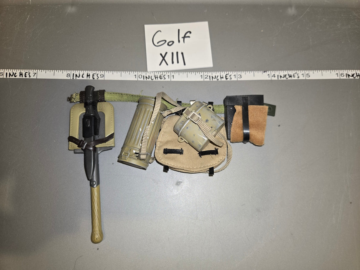 1/6 Scale WWII German Afrikakorps Field Gear Lot