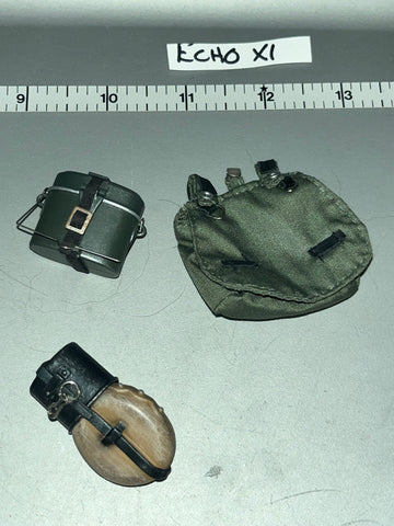 1:6 WWII German Bread Bag Lot